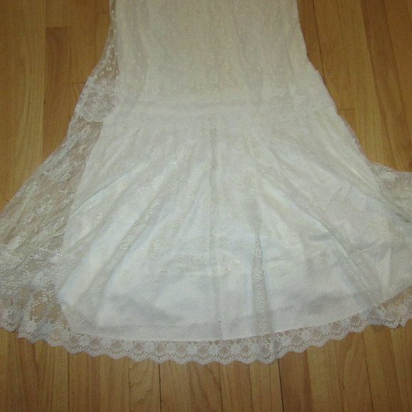 VINTAGE SUE BRETT COLLECTION DRESS/WEDDING/OFF WHITE/NO SIZE/MEDIUM?/LACE! - Picture 5 of 8